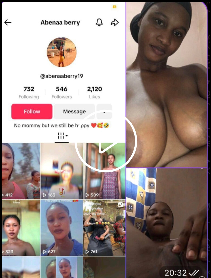 2025 leak- abenaaberry19 on TikTok masturbate her big lips pussy