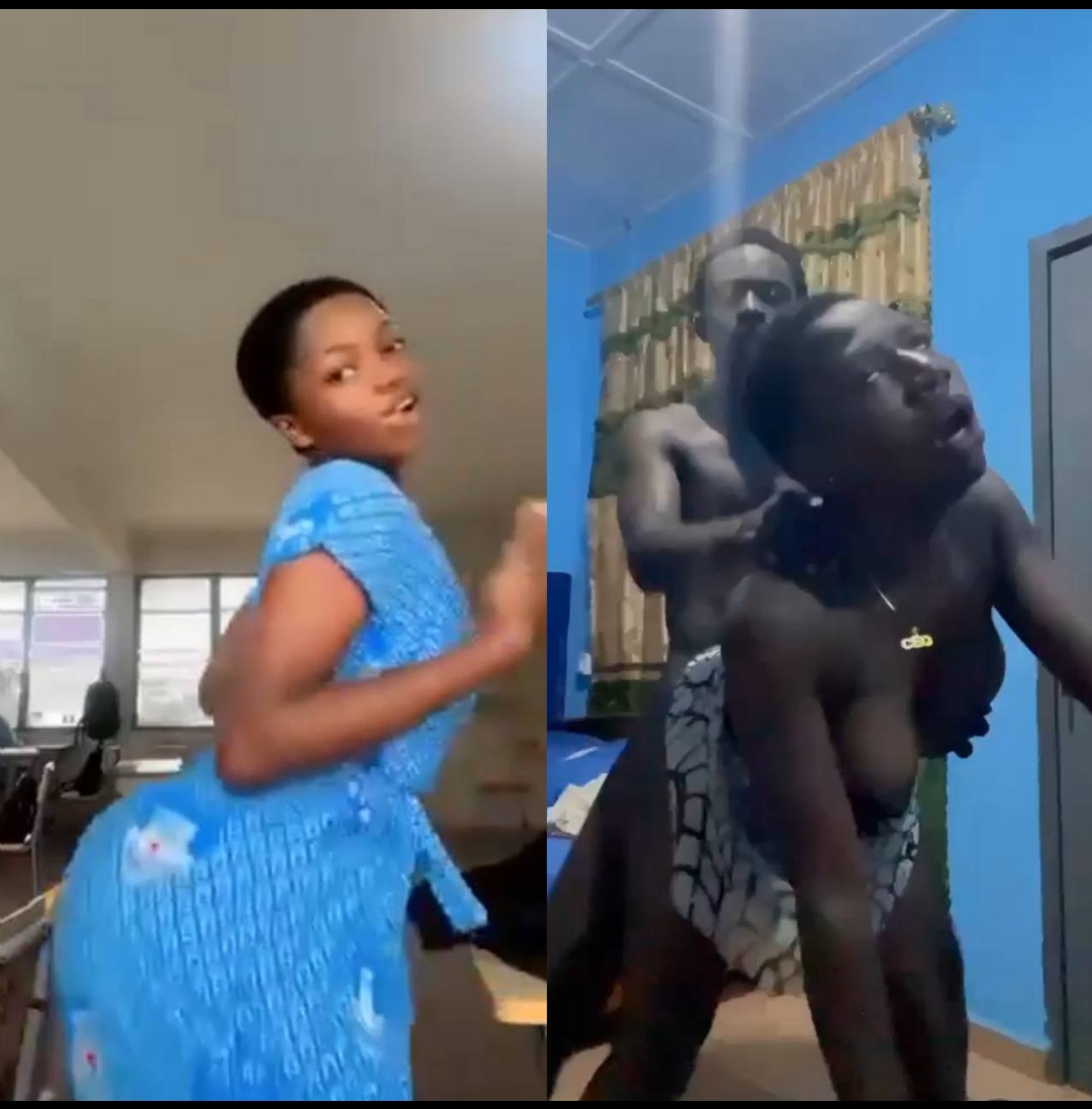 High school girl gets fuck by her classmate after waec exams