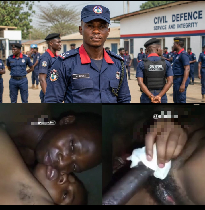 Civil defense officer caught fucking married woman